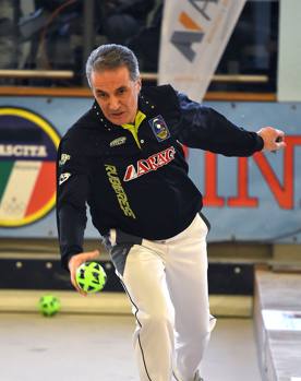 Maurizio Mussini in azione al 41� Pallino d'Oro